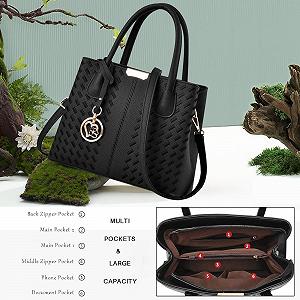 Сумка з ручками KurKur C Black - Фото 1