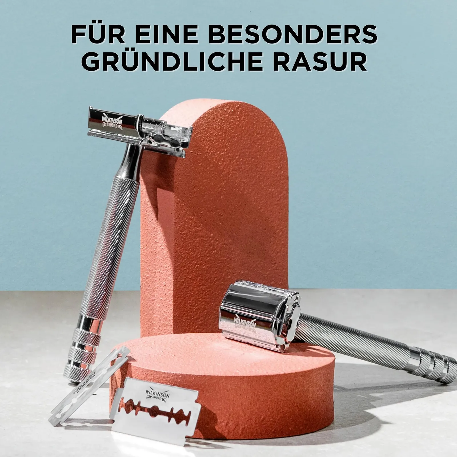 Т-образная бритва Wilkinson Sword Barber's Style The Edger + 5 лезвий, фото №7