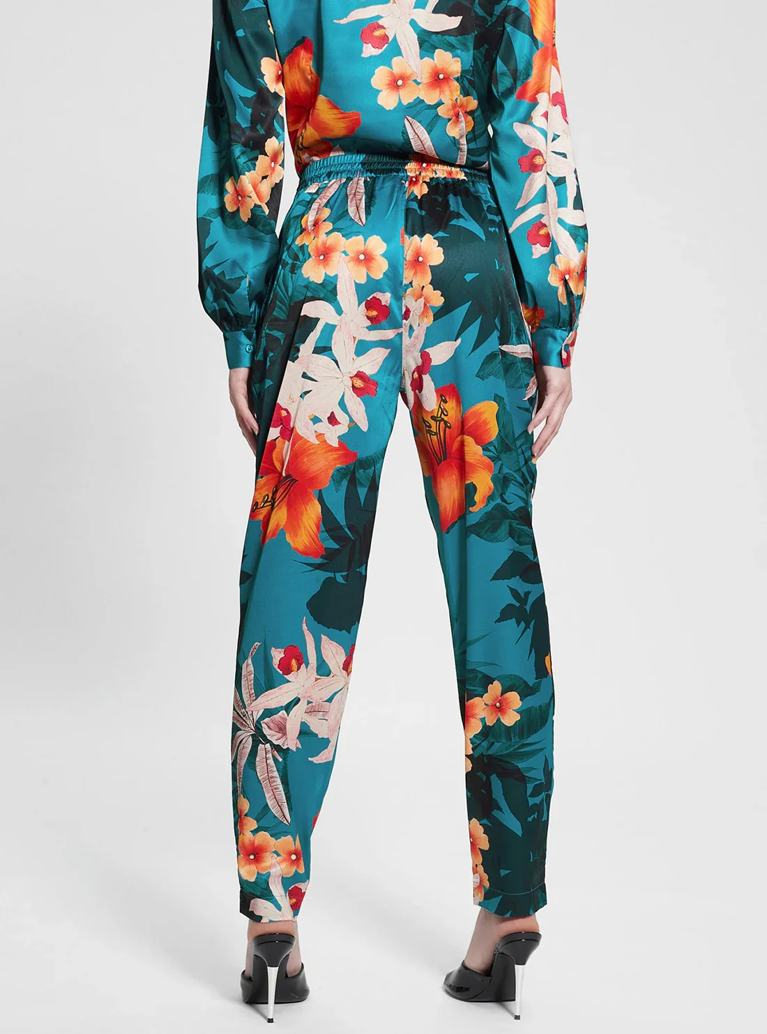 Жіночі штани-джогери GUESS / Тропічний принт / Розмір S, фото №4