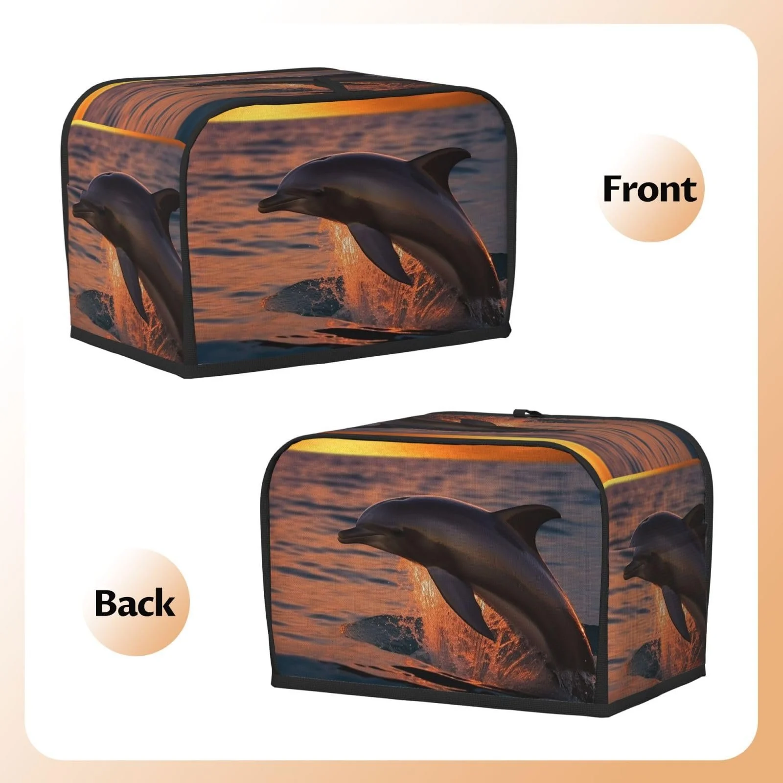 Чохол для тостера Dusk Dolphin на 2 скибочки, фото №3 Чохол для тостера Dusk Dolphin на 2 скибочки, фото №3