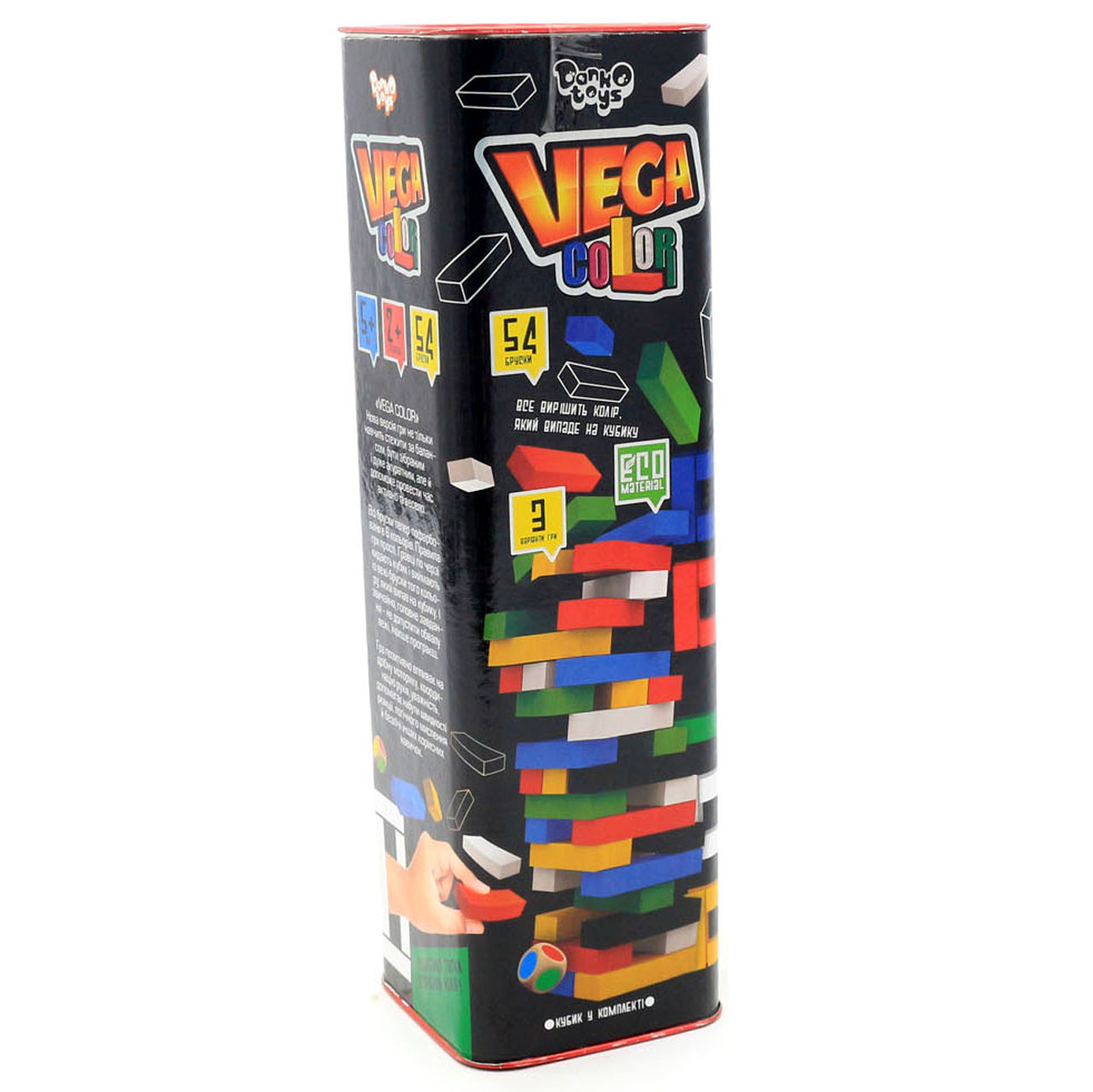 Настільна гра вега вега за кольорами Версія гри Дженга Дженга GVC-01U, фото №2