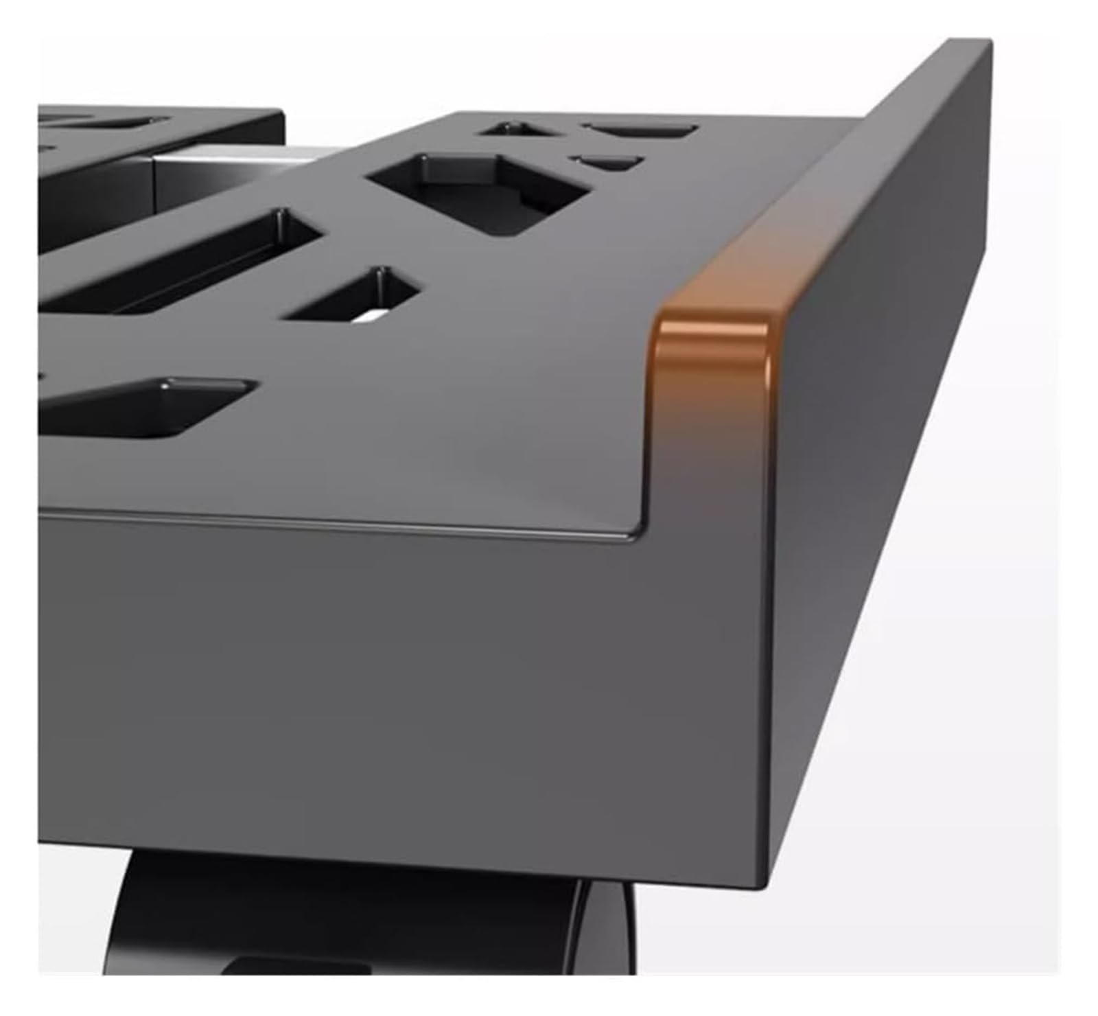 Подставка для компьютерного корпуса, Подставка для настольного ПК на колесиках, Раздвижной держатель корпуса ПК для большинства настольных корпусов, Передвижная подставка, фото №5