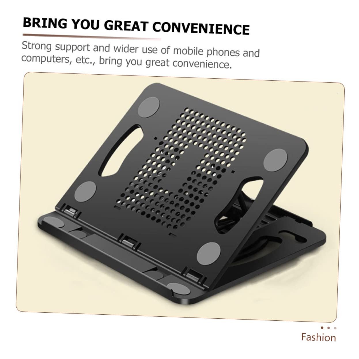 Підставка для планшета Happyyami, складана, з регульованою висотою, ергономічна, для ноутбука, планшета, книг, обертається, портативна та універсальна, для офісу та дому, фото №4