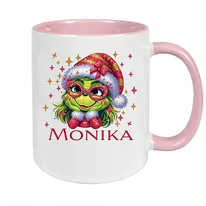 Кружка Різдвяна Lady-Grinch #1 Керамічна Дитяча кружка - Фото 1