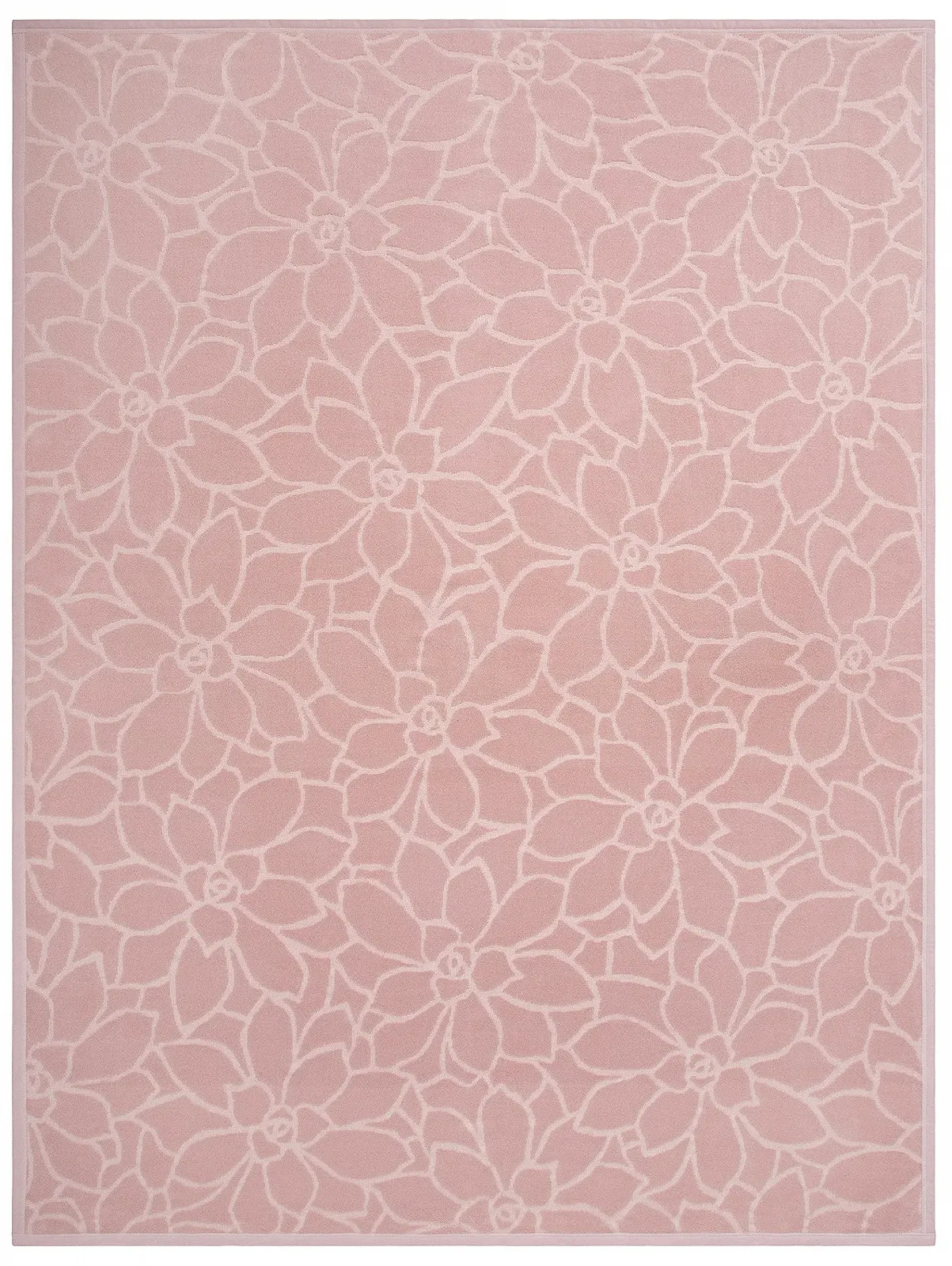 Плед Villeroy & Boch Cuddly Blanket Socculent Powder I Мягкий плед Розовый Смесь хлопка | Покрывало 150 x 200 см с рельефной структурой, фото №1