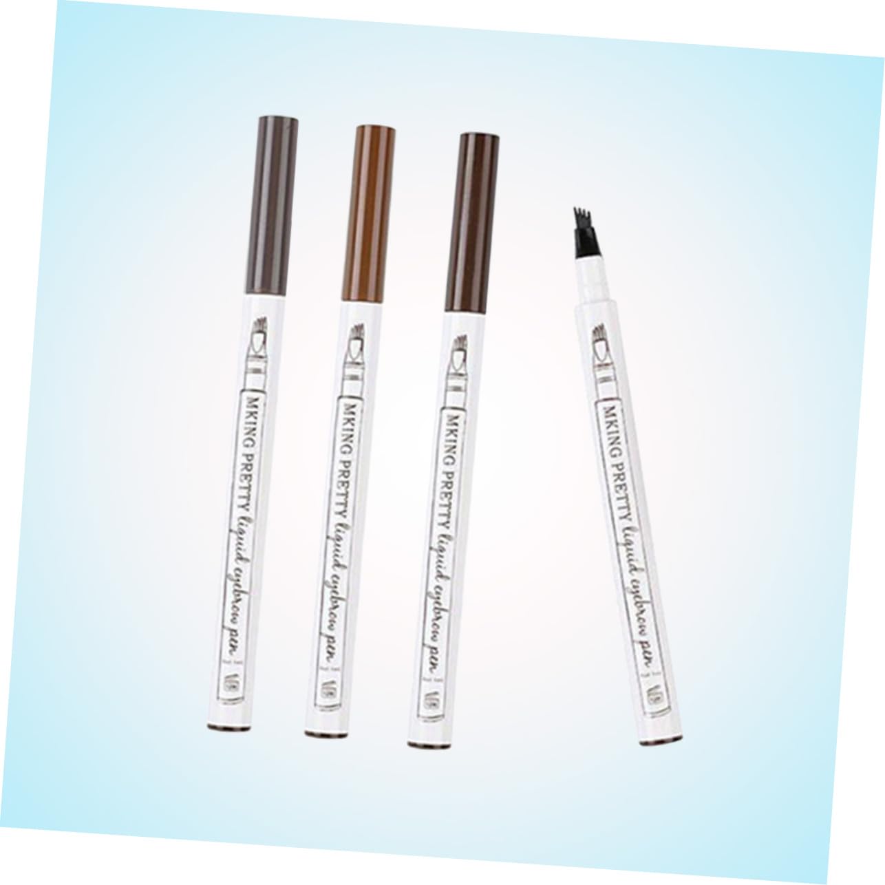 Олівець для брів Minkissy 4 шт рідкий, фото №5