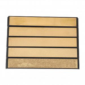 Набор точильных камней 5 шт. титановое напыление Emery 80-2000 Grit с ABS базой 23 x 160 мм - Фото 1