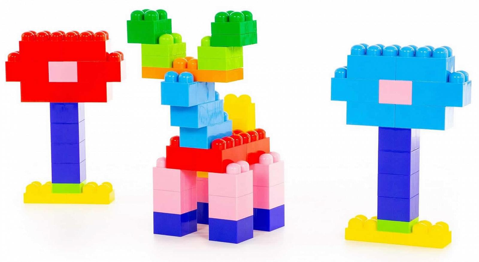 Кубики Polesie Jumbo Giant 270 шт в пакеті, фото №2 Кубики Polesie Jumbo Giant 270 шт в пакеті, фото №2