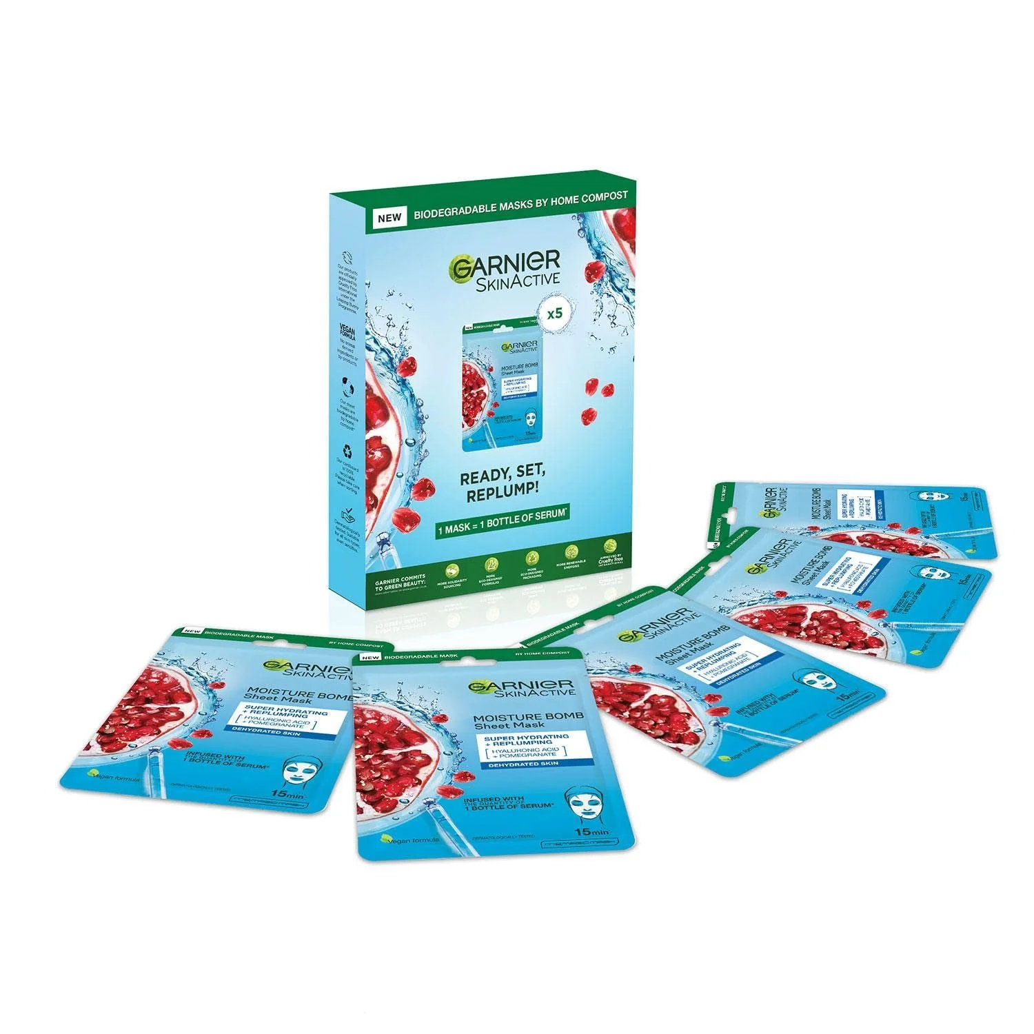 Тканевая маска Garnier Гранат, фото №2