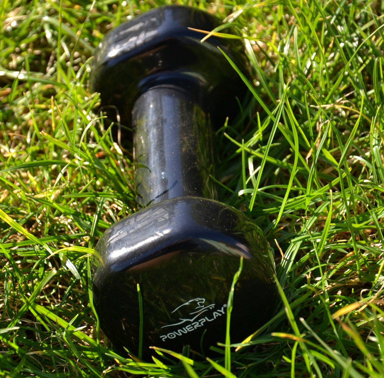 Гантель вінілова PowerPlay 2 кг PP_4121 Чорна 1шт, фото №10