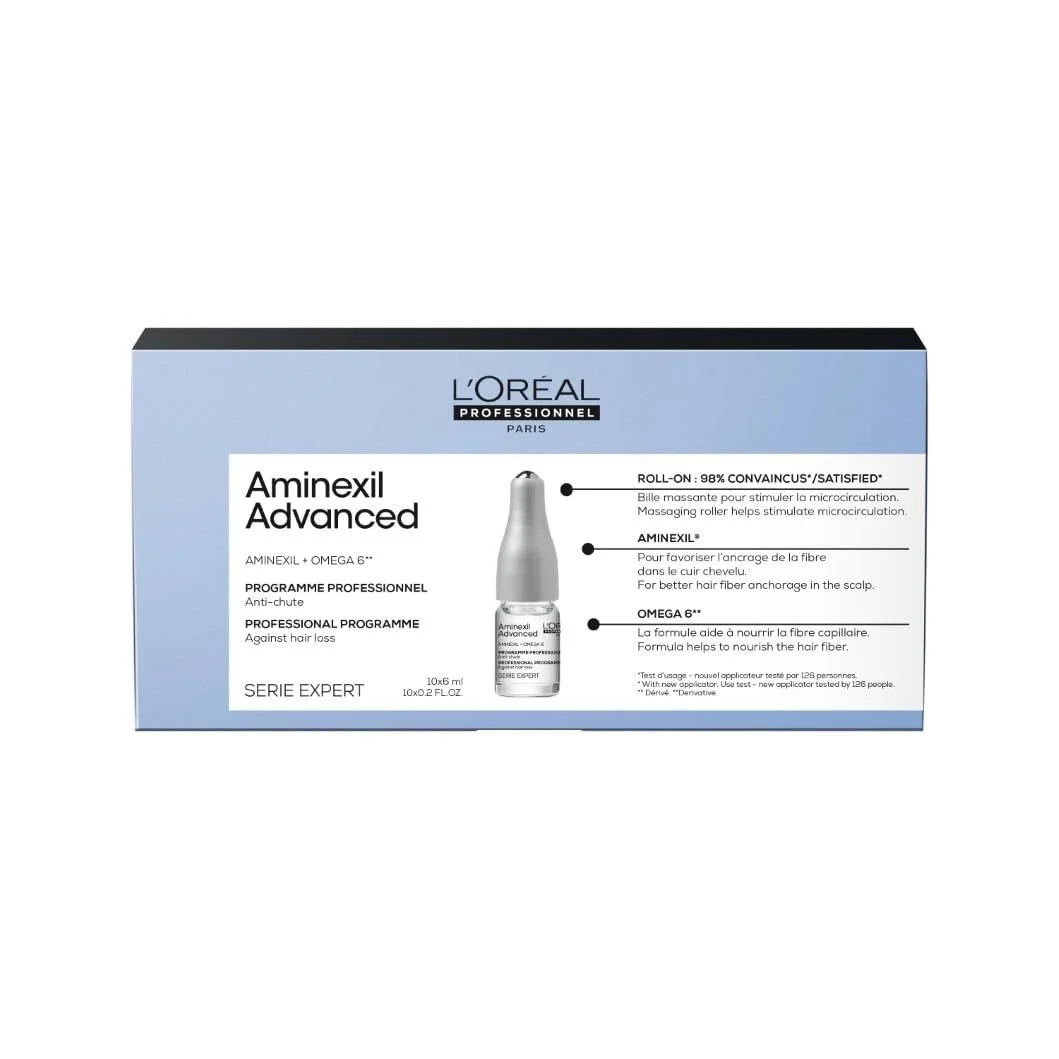 Сироватка L'Oréal Professionnel Expert Aminexil Advanced проти випадіння волосся, не пов'язаного з хворобою, з Omega-6 6 мл, фото №1