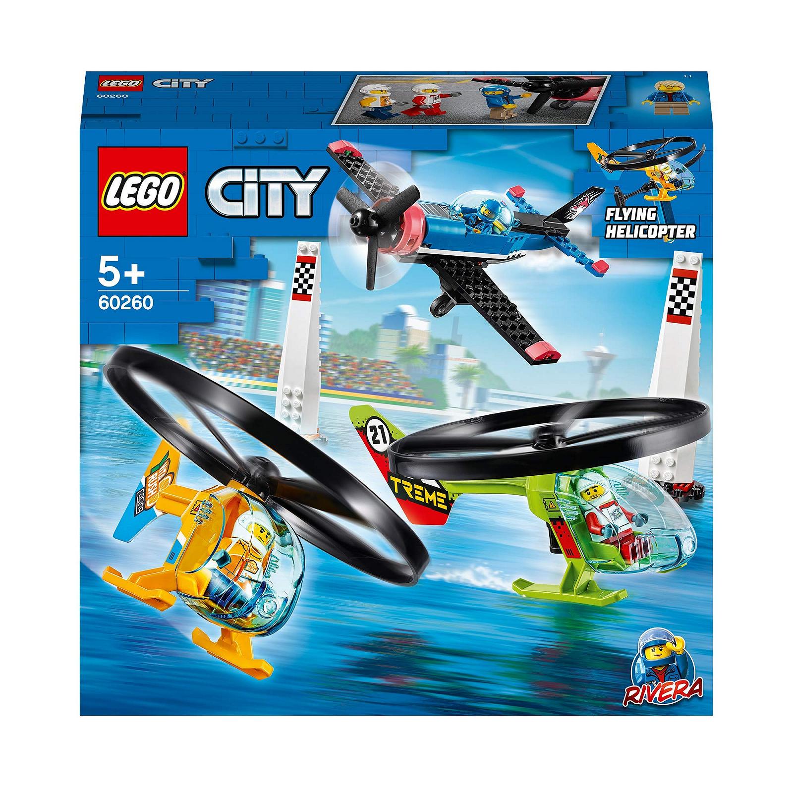 Игрушечный набор Lego City 60260 Воздушная Гонка Самолет и Вертолет для детей от 5 лет, фото №5