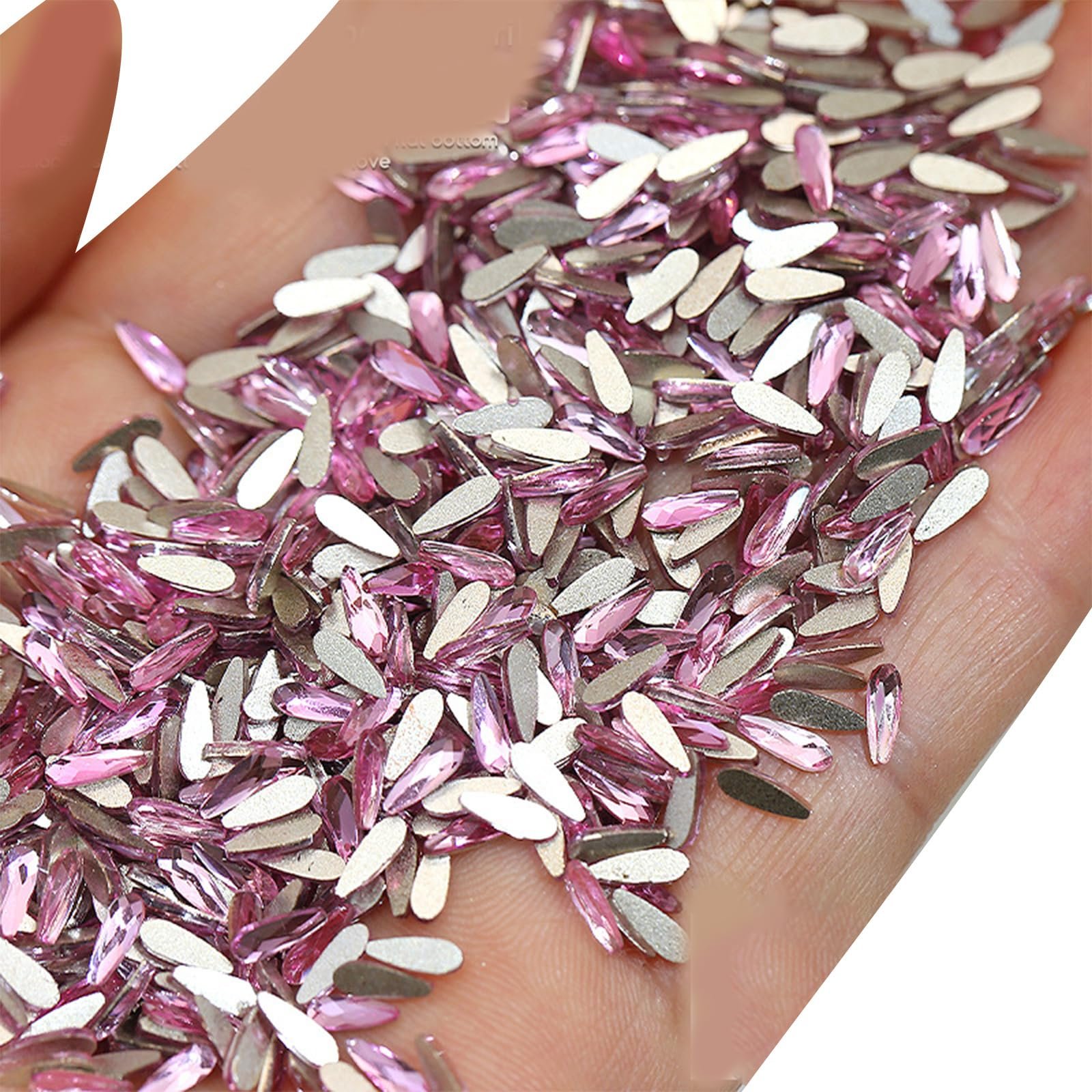 Украшения для ногтей Сердце Кристалл Стразы Плоское дно Декор для ногтей, фото №5