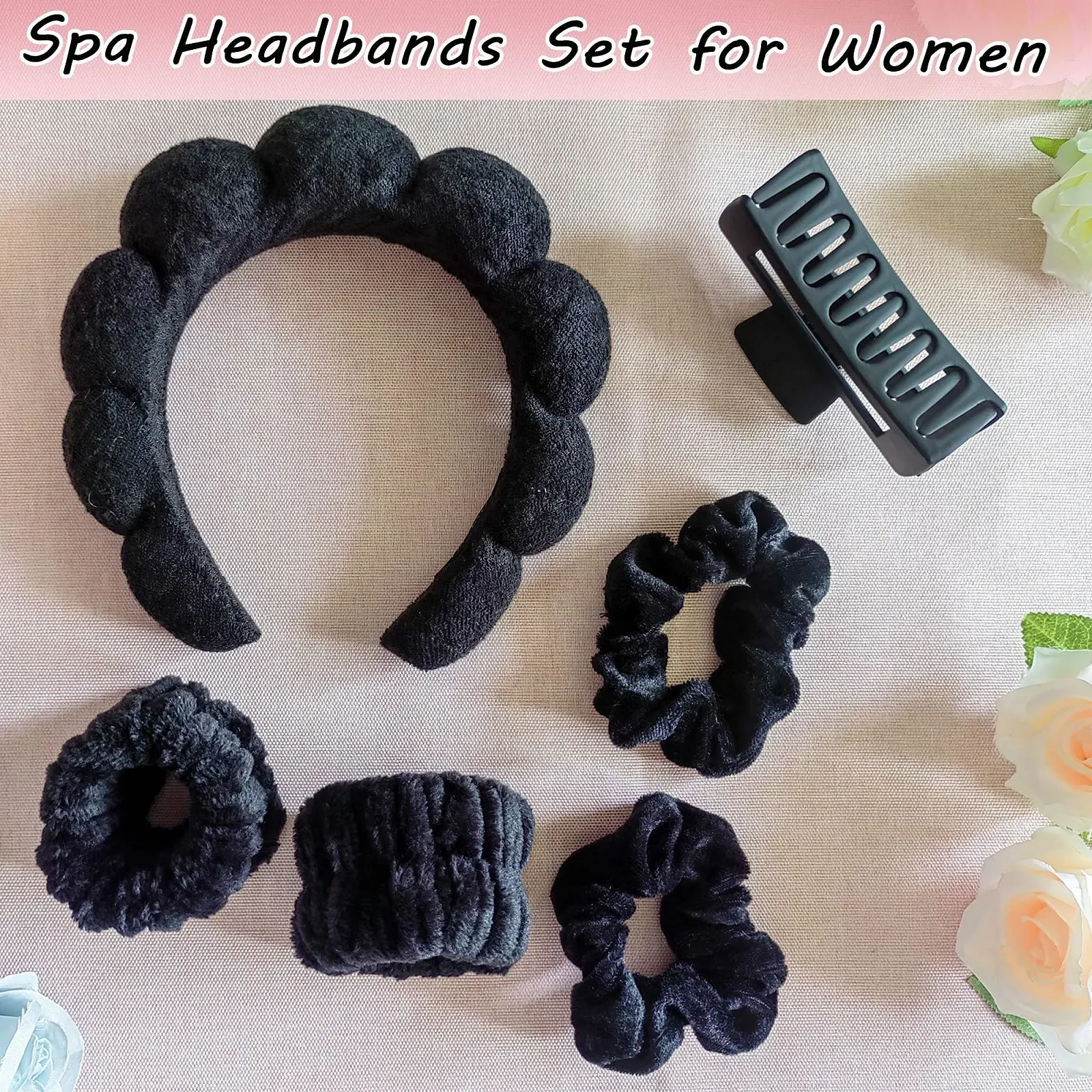 Обруч для Spa, Чорний, фото №6