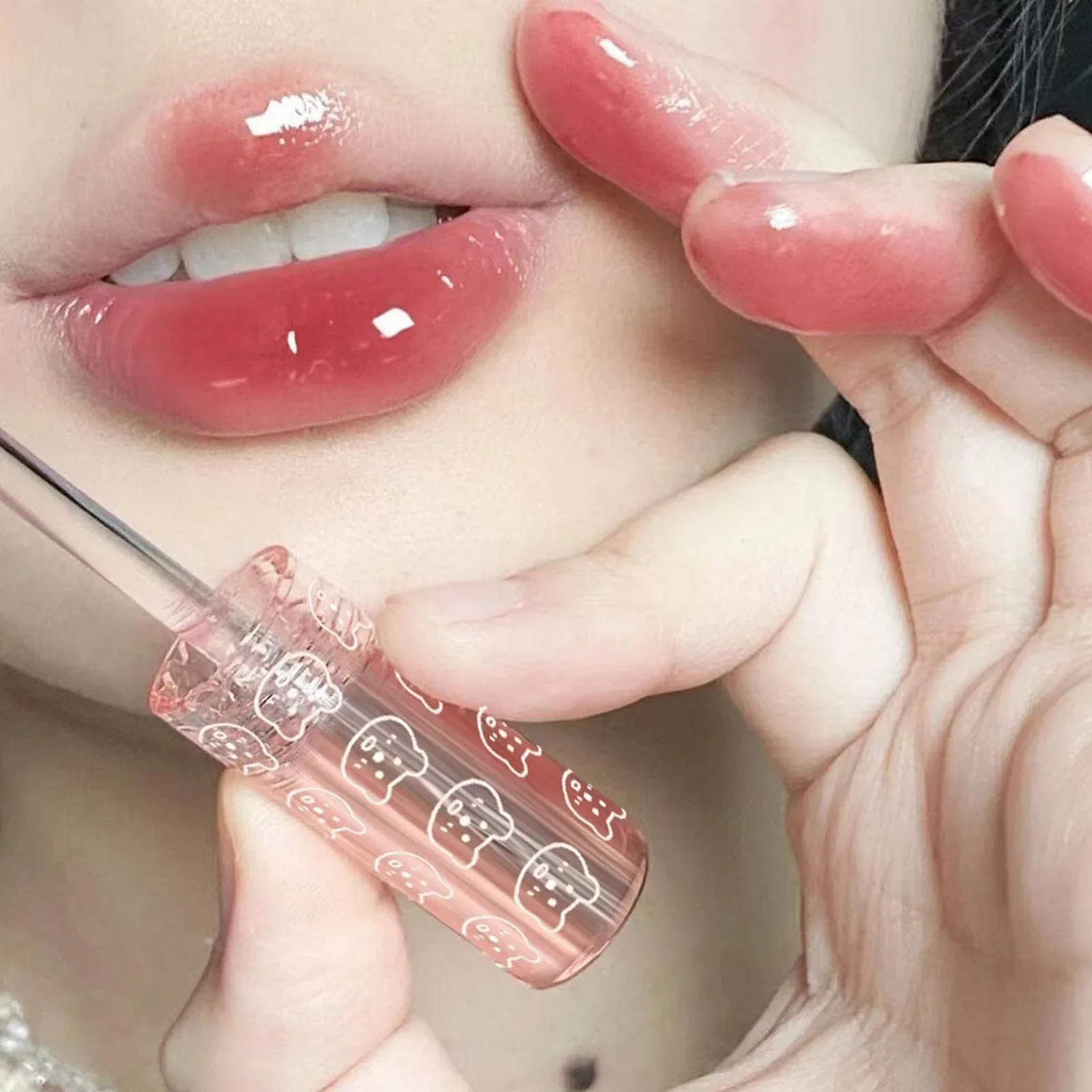 Тінт для губ Fleck Зволожуючий корейський блиск для губ, Стійкий дзеркальний, фото №2