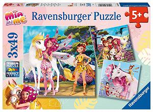 Купить Детский пазл Ravensburger Mia and Me 05701 В стране эльфов и единорогов 3 x 49 деталей - Фото 1 Детский пазл Ravensburger Mia and Me 05701 В стране эльфов и единорогов 3 x 49 деталей - Фото 1