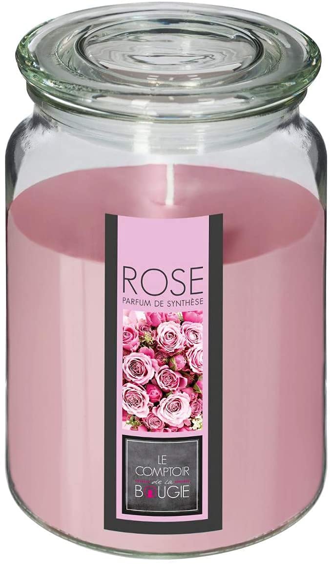 Ароматична свічка Atmosphera Merkanta у склі з кришкою роза великий 510 г XXL, фото №2 Ароматична свічка Atmosphera Merkanta у склі з кришкою роза великий 510 г XXL, фото №2