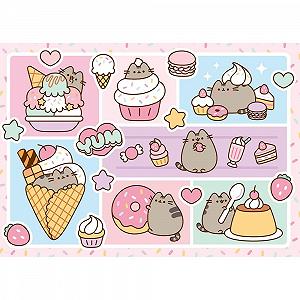 Пазл Trefl Pusheen Sweet Pusheen 1000 елементів 683 x 480 мм synthetic.ua - Фото 1