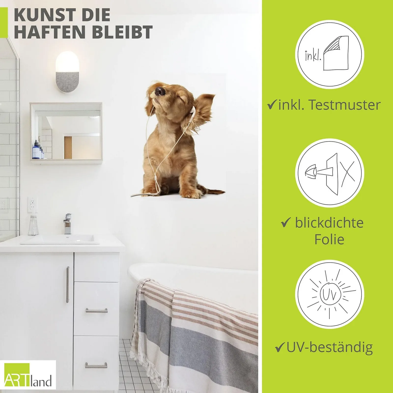 Наклейка на стіну ARTland T5QE Такса 45 x 60 см, фото №2 Наклейка на стіну ARTland T5QE Такса 45 x 60 см, фото №2