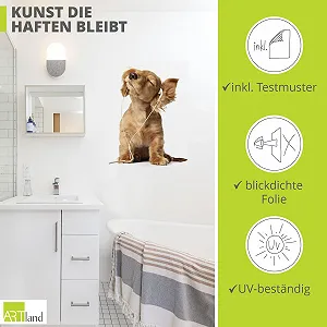 Наклейка на стіну ARTland T5QE Такса 45 x 60 см synthetic.ua - Фото 1