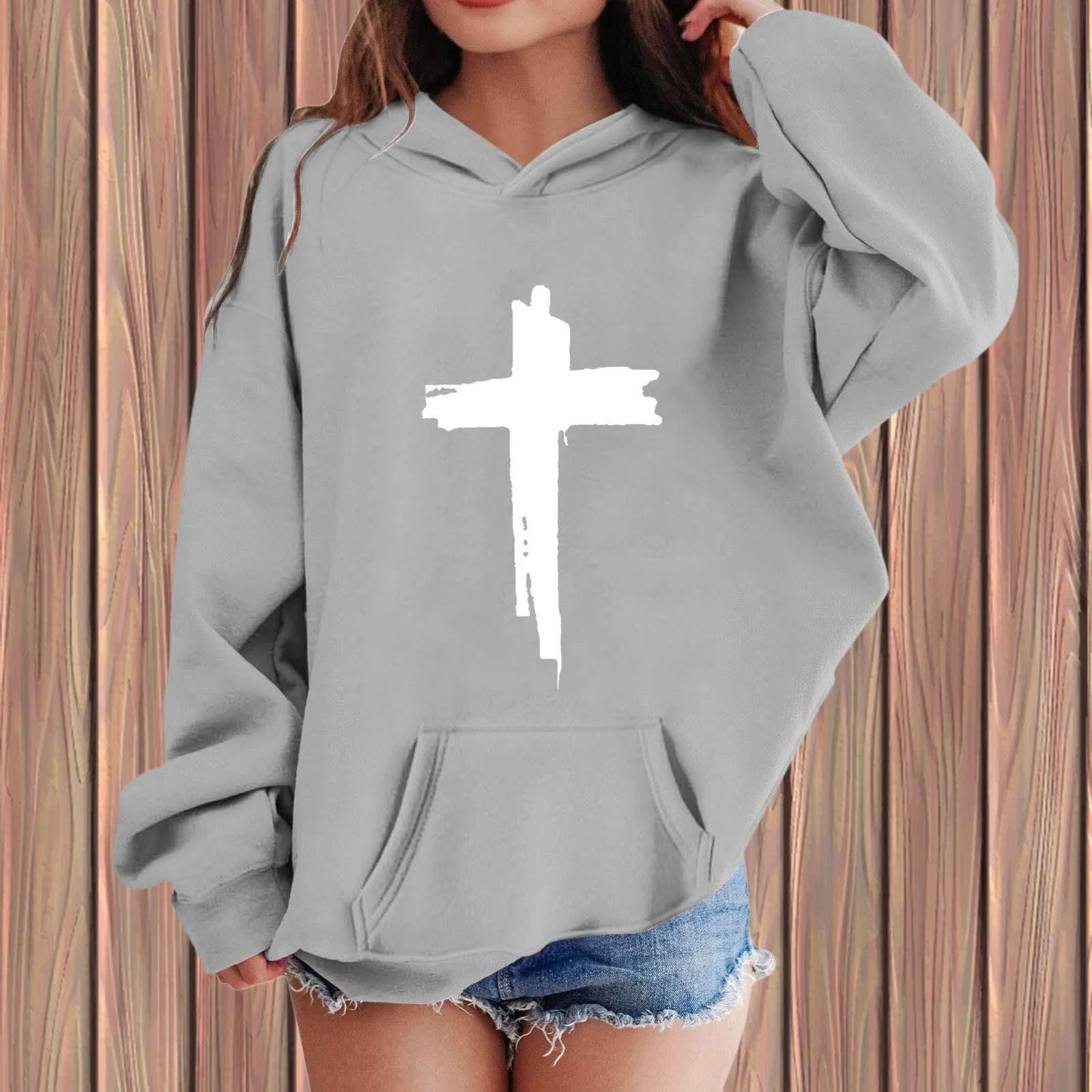 Худи для мальчиков с длинными рукавами, буквенным принтом, карманом, теплый верхний одежда с флисовой подкладкой для подростков, размер 176, фото №3