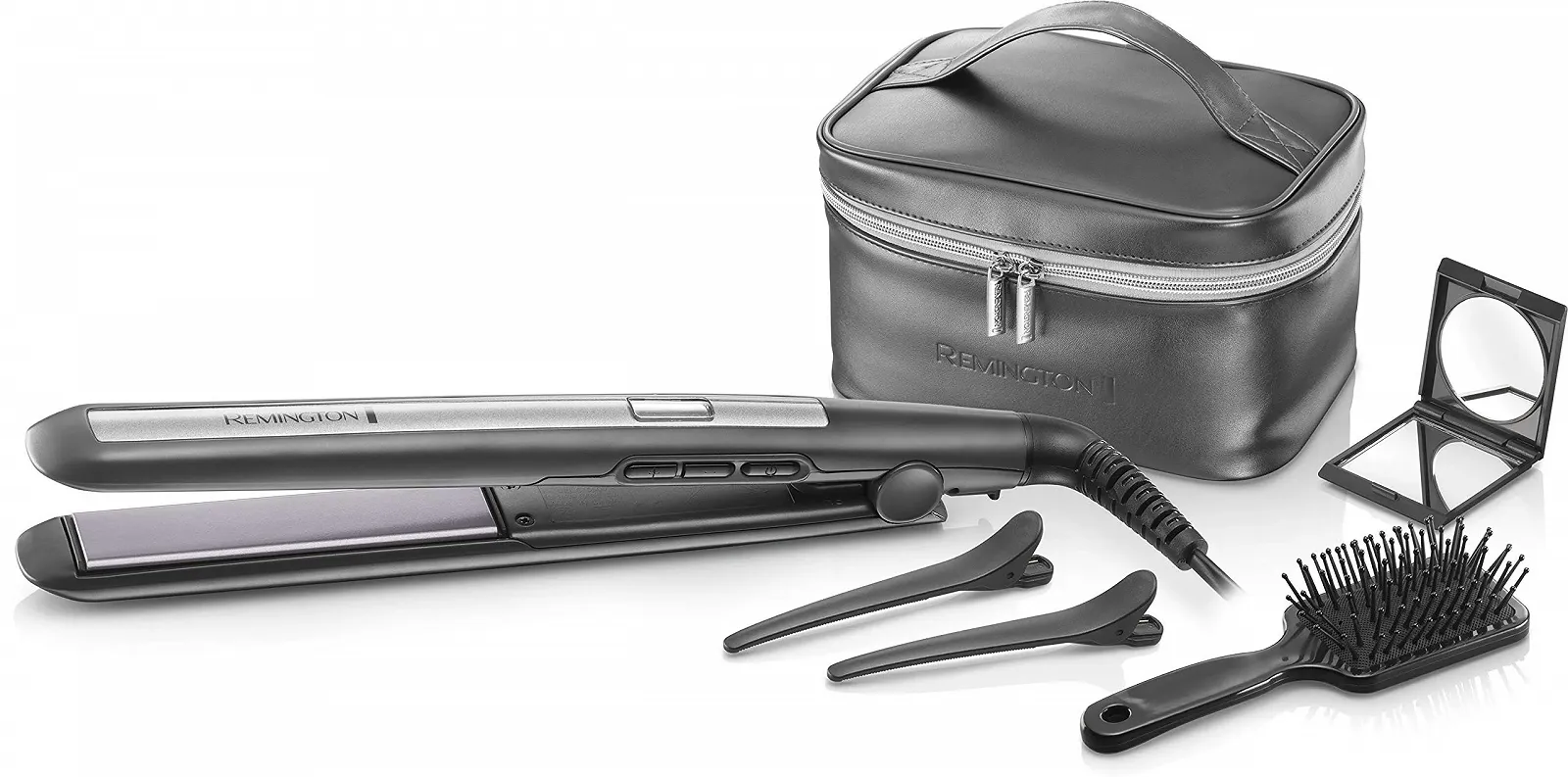 Набір для укладання волосся Remington PRO-Ceramic Titanium S5506GP Сірий, фото №1 Набір для укладання волосся Remington PRO-Ceramic Titanium S5506GP Сірий, фото №1