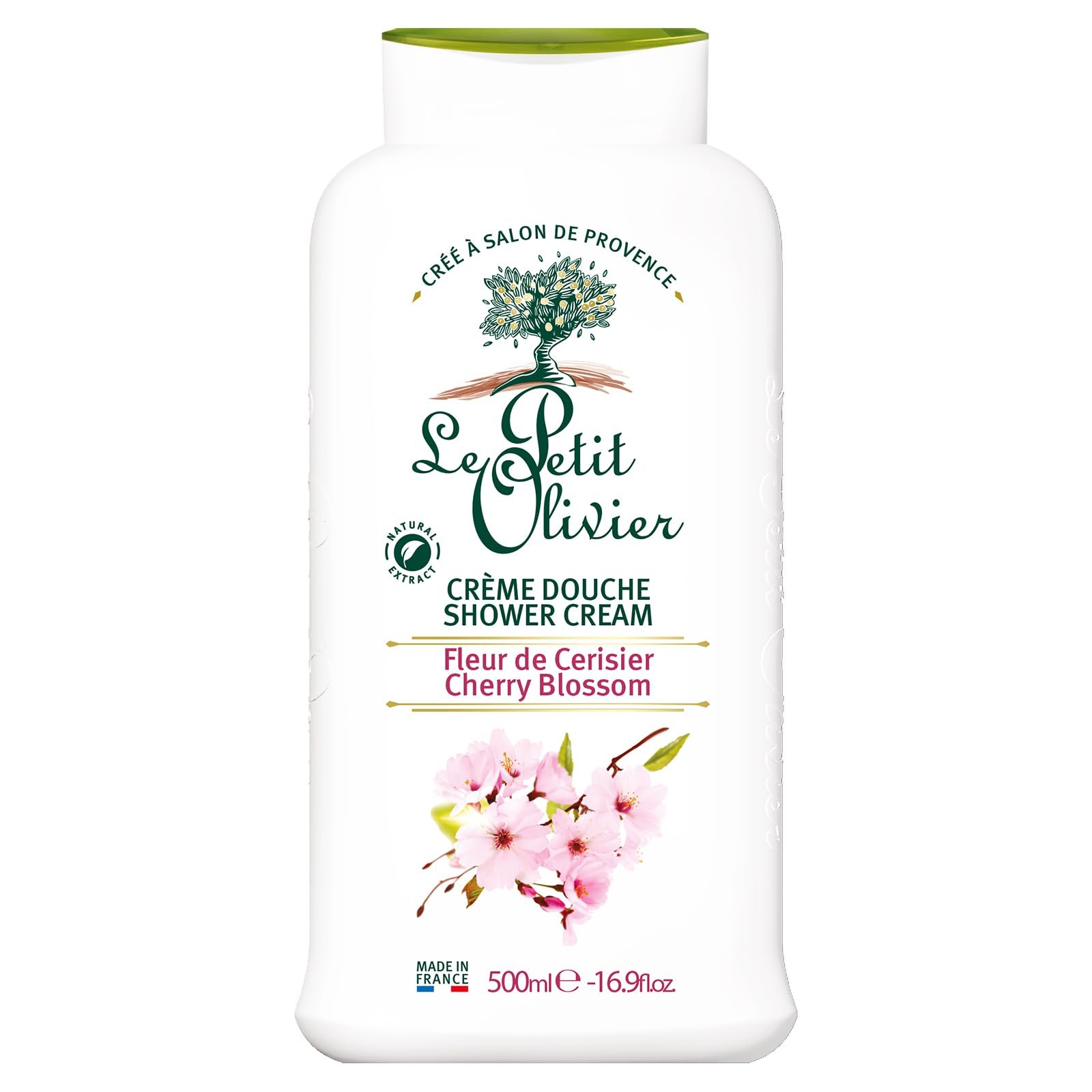 Крем-гель для душу Le Petit Olivier Extra Soft Cherry Blossom 500 мл, фото №1