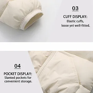 Переходная Куртка MNSWR Детская, Детская Зимняя Куртка для Мальчиков Пуховик Теплая Куртка для Малышей Ветрозащитная Легкая Изолированная Верхняя Одежда synthetic.ua - Фото 1