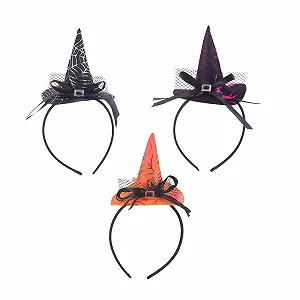 Хэллоуин Обручи на голову с ведьмой шляпой - Фото 1