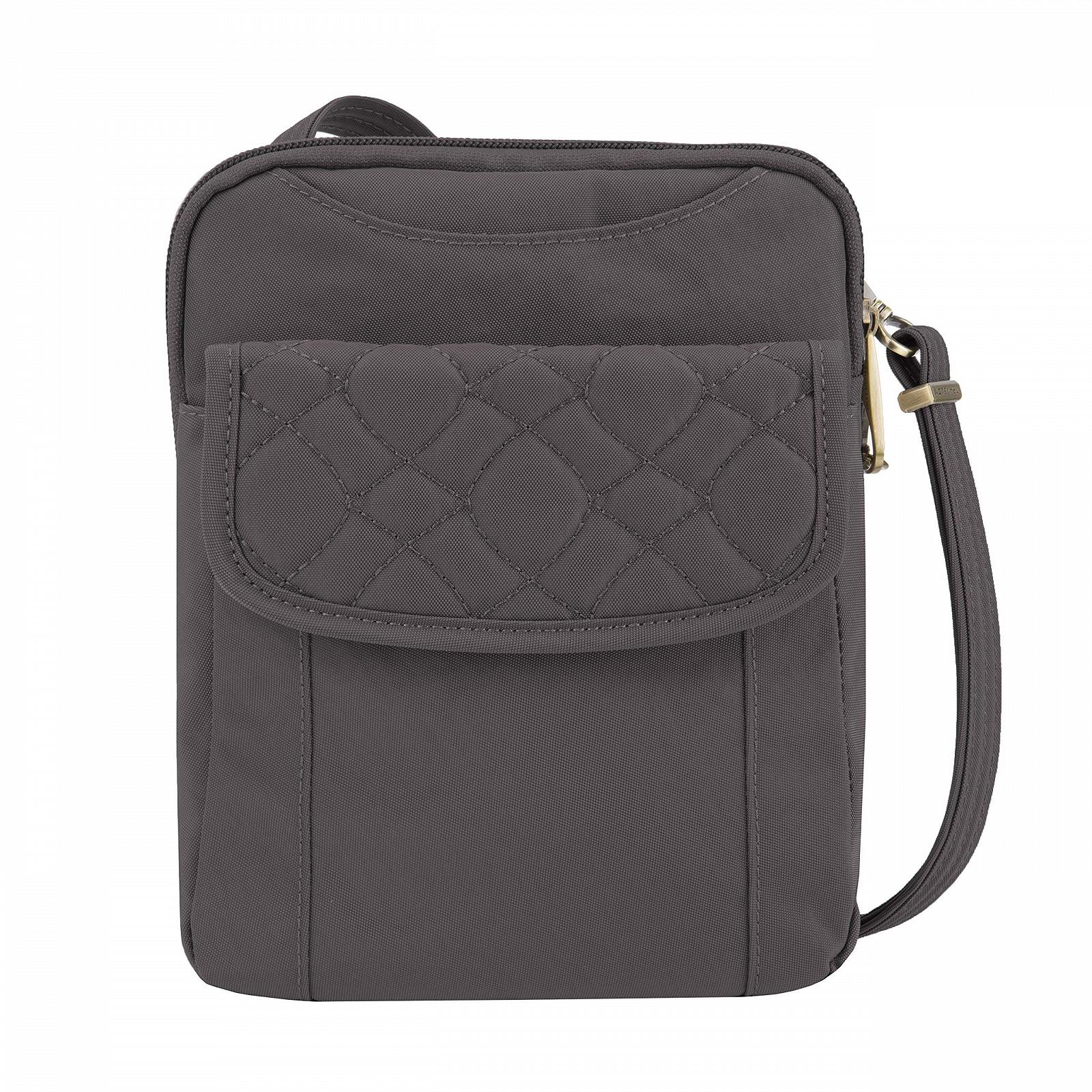 Сумка на плече Travelon Signature Quilted Slim Pouch для подорожей, фото №1
