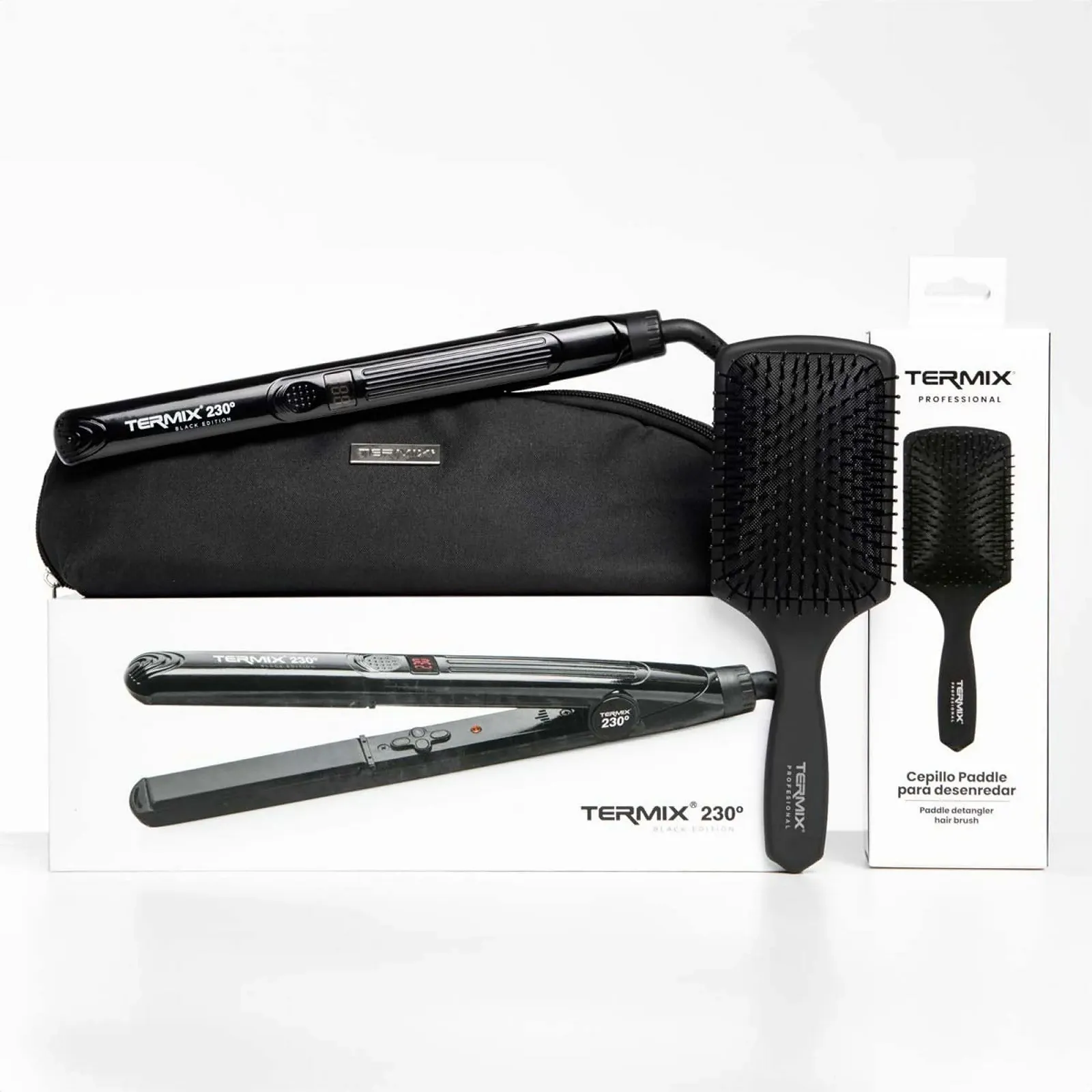 Набор для волос Termix Professional 230º Выпрямитель и массажная щетка, фото №1 Набор для волос Termix Professional 230º Выпрямитель и массажная щетка, фото №1