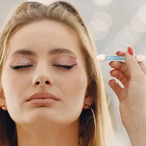 Аплікатор Двосторонній для тіней і підводки для очей synthetic.ua - Фото 1