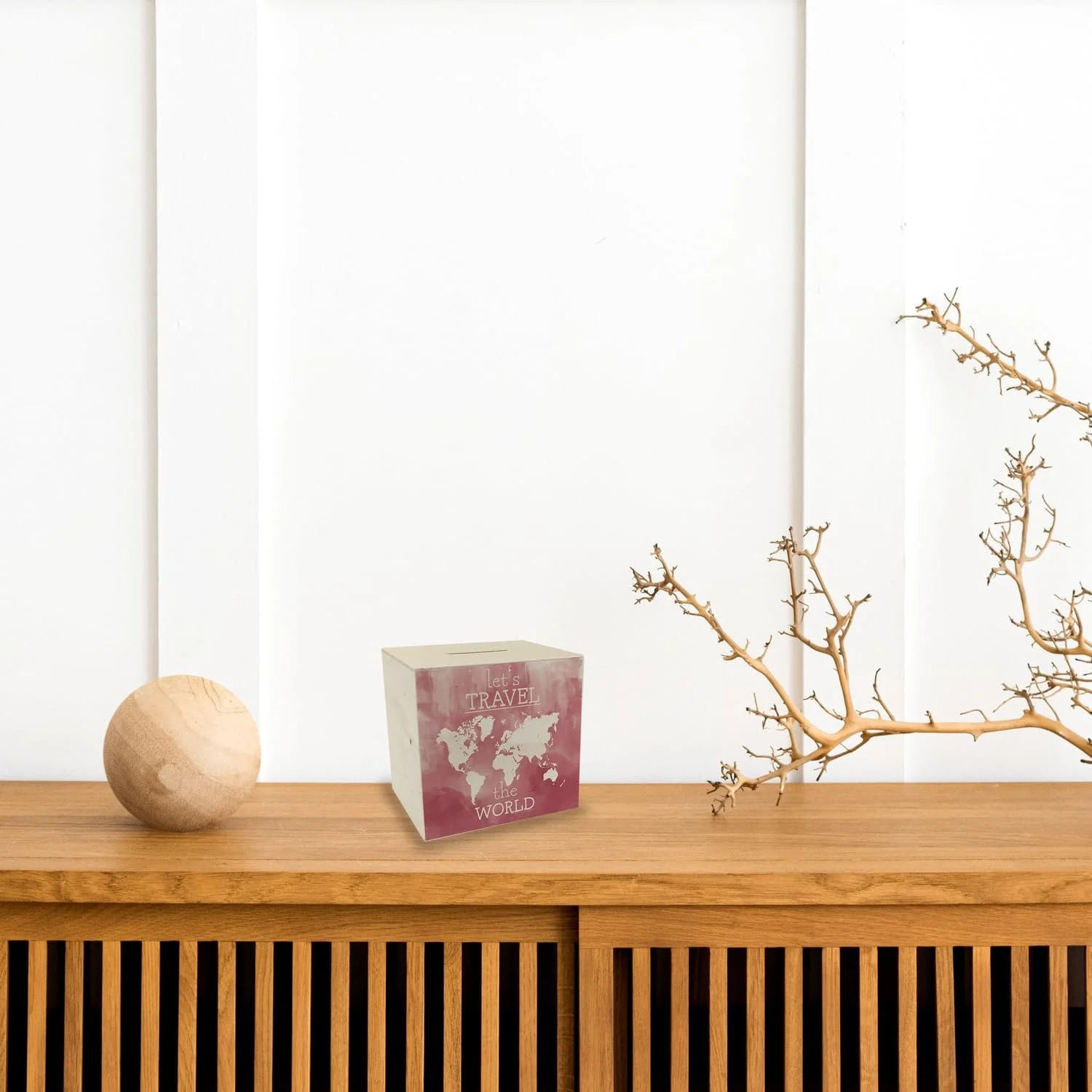 Скарбничка дерев'яна Let's Travel The World Карта світу, фото №4