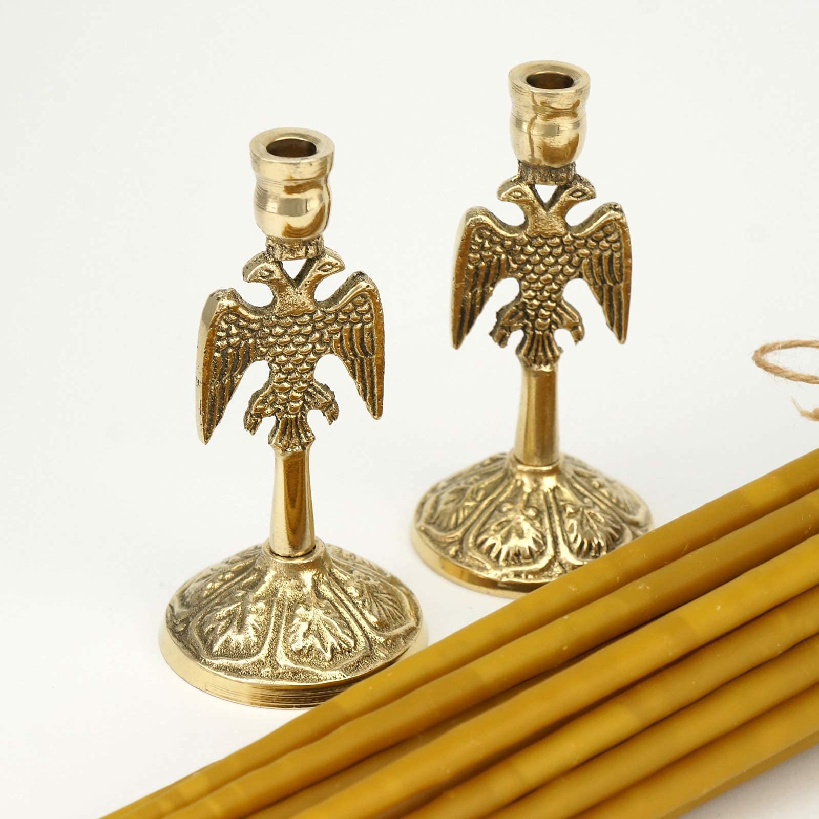 Набір Brass Byzantine Підсвічник для домашнього вівтаря, фото №2