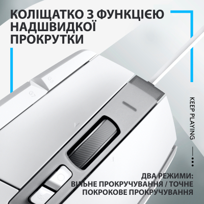 Мышка Logitech G502 X USB White (910-006146), фото №3