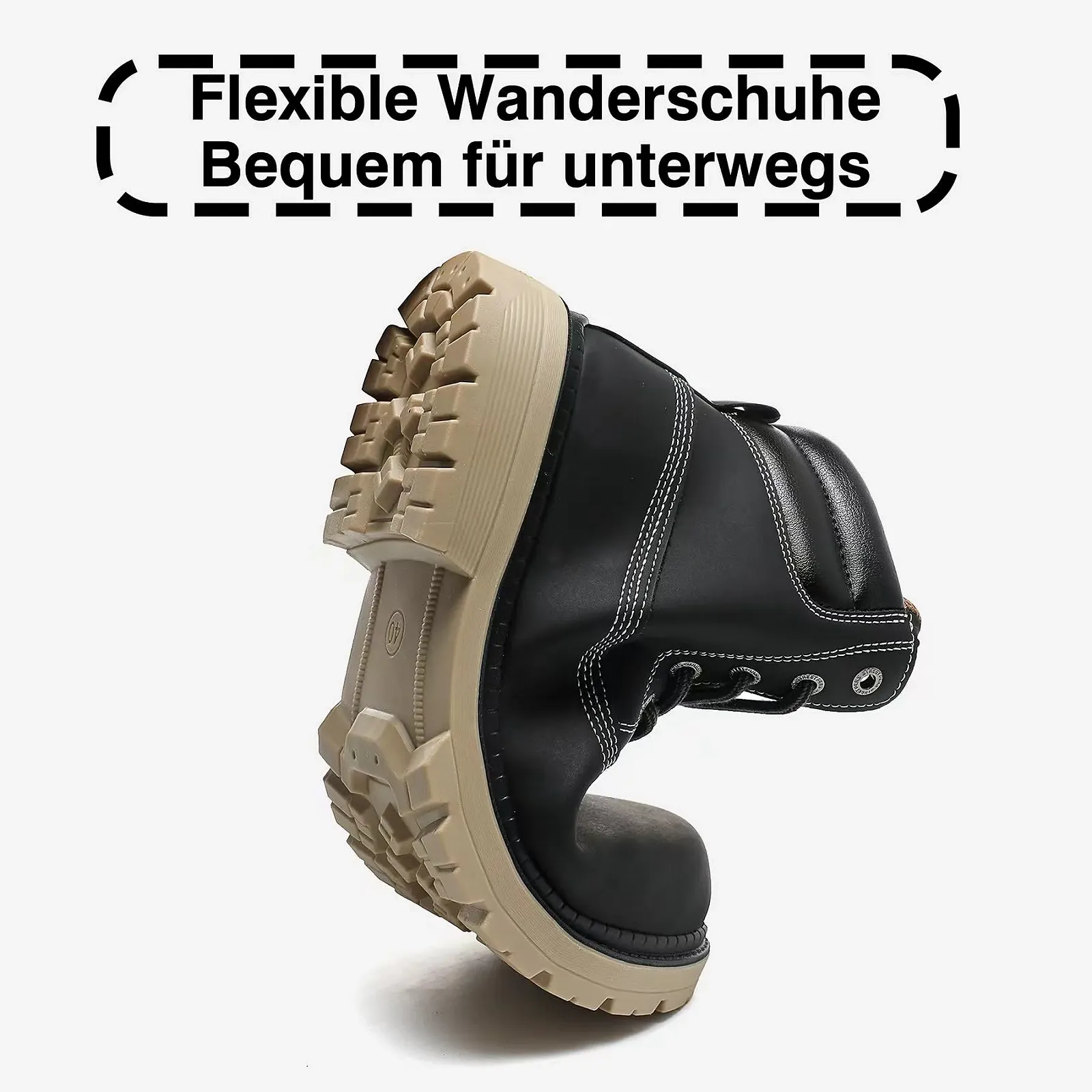 Черевики Bella Bays Повсякденні Шнурівка Вінтажний Чорний, фото №3