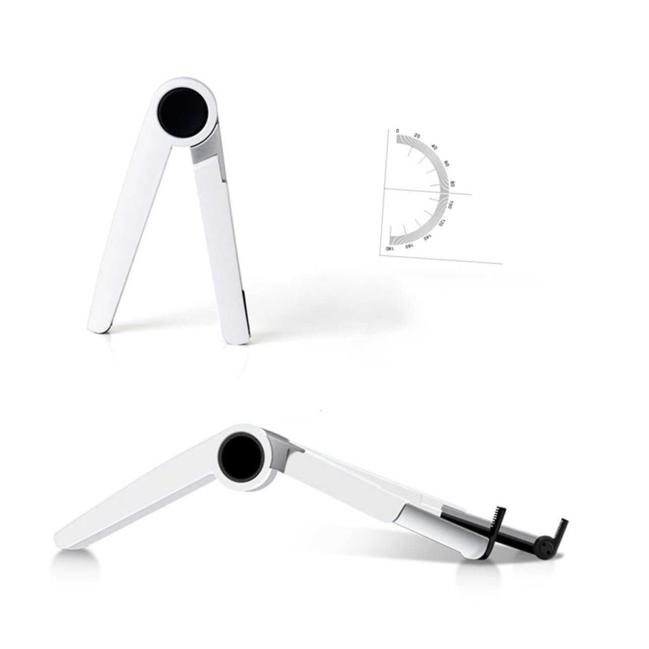 Подставка для ноутбука складная алюминиевая регулируемая Triangular Cooler Holder портативная стабильная для офиса дома путешествий, фото №7