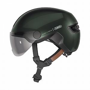 Шолом ABUS City HUD-Y ACE з козирком та магнітною перезаряджуваною LED підсвіткою - Фото 1