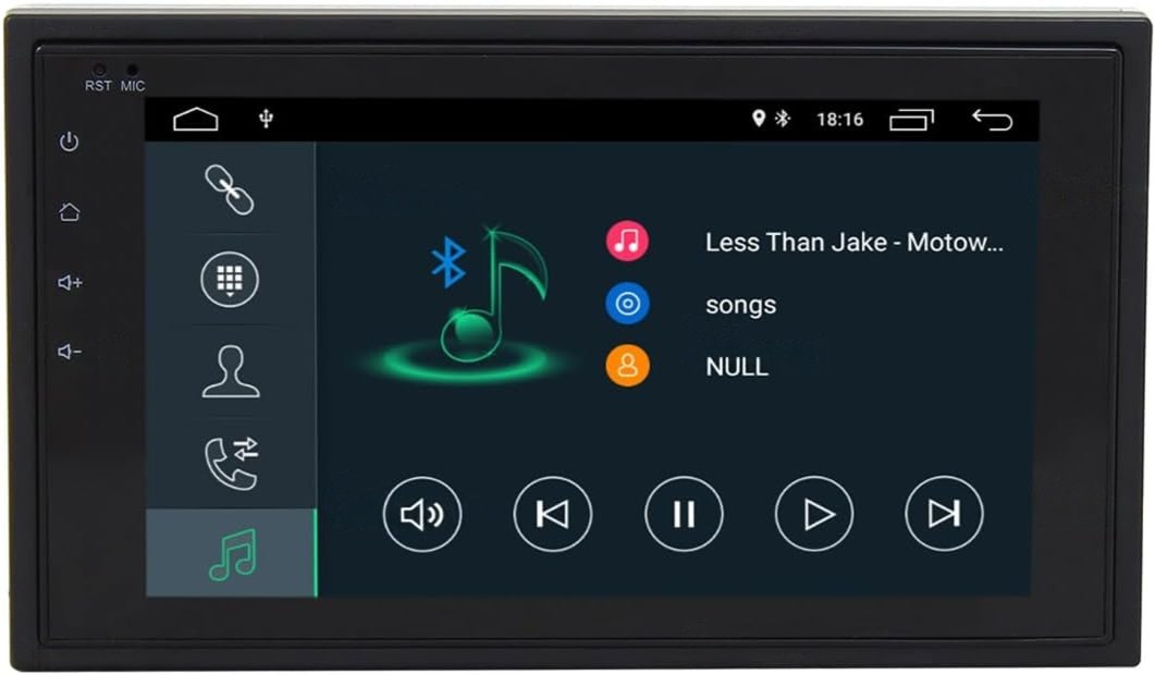 Автомагнітола Jf Sound JF-337-CP / 6.2" / Сенсорна / 4/32Гб / Android 12 / Apple CarPlay / Android Auto / Bluetooth / WI-FI / GPS / USB / DAB+ / 2DIN, фото №4