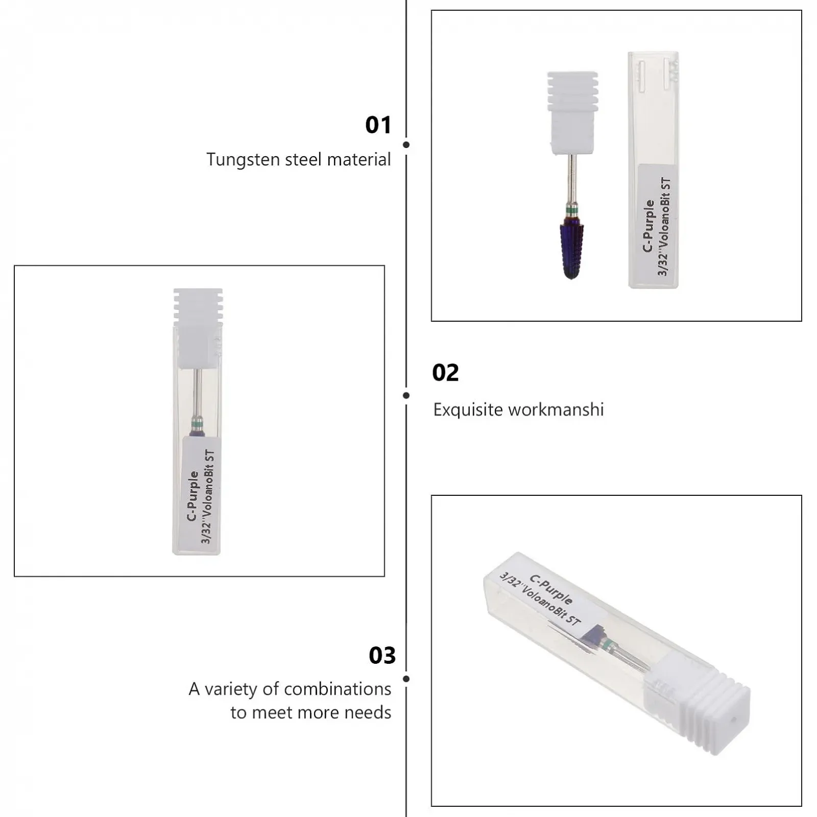 Маникюрная шлифовальная головка Healvian, фото №9