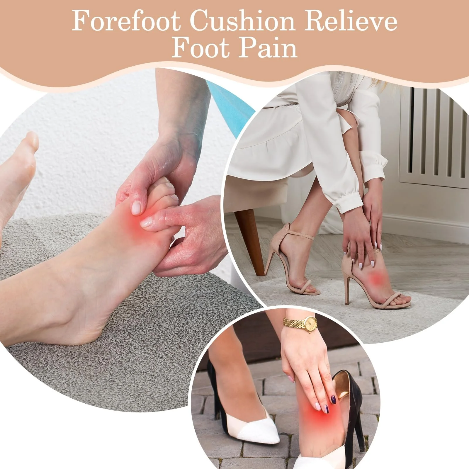 Шкарпетки для пальців ніг Бавовняні 4 пари, фото №6 Шкарпетки для пальців ніг Бавовняні 4 пари, фото №6