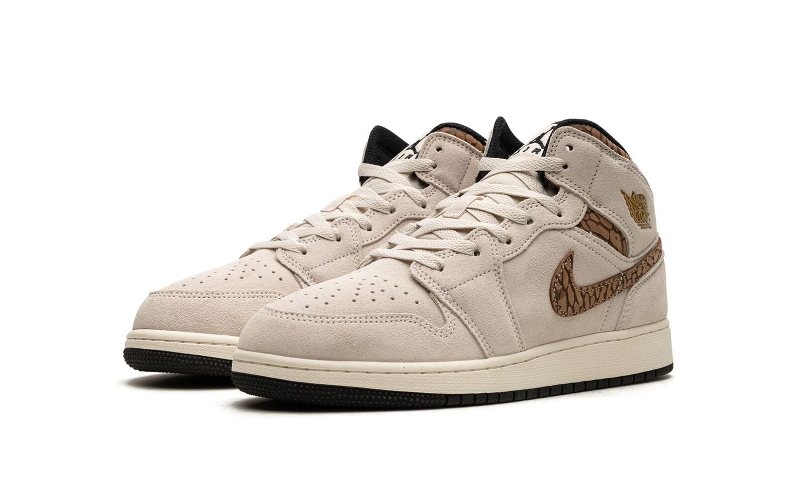 Кросівки Jordan 1 Mid SE Brown Elephant (GS) 39, фото №5