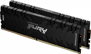 Оперативна пам'ять Kingston FURY Renegade DDR4 16GB (2x8GB) / 4800 MHz / CL19 / Black (KF448C19RBK2/16) - Фото 1