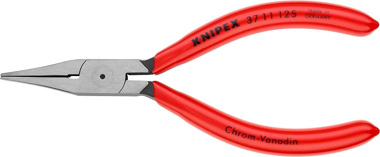 Плоскогубцы KNIPEX 37 11 125 для точной механики с пластиковым покрытием Черные атрaментированные 125 мм, фото №3