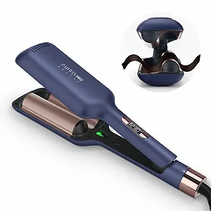 Тройная плойка для волос PARWIN PRO BEAUTY 32 мм 2 цилиндра 4 температурных режима Прусский синий - Фото 1