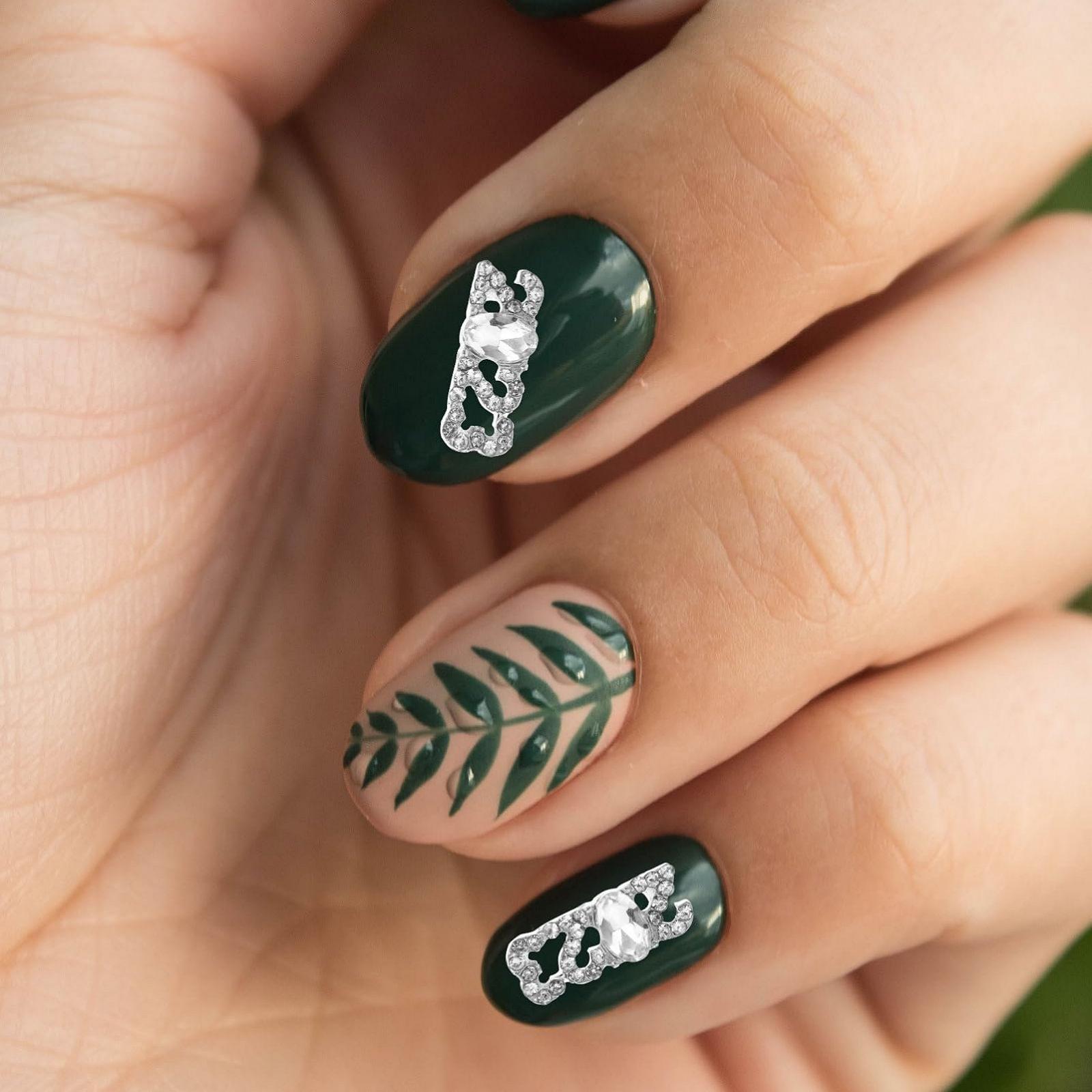 Подвески Healvian для ногтей 20 шт 2023, декоративные подвески для ногтей, стразы для ногтей, аксессуары для ногтей, украшения для маникюра, деликатные шармы для ногтей, фото №6