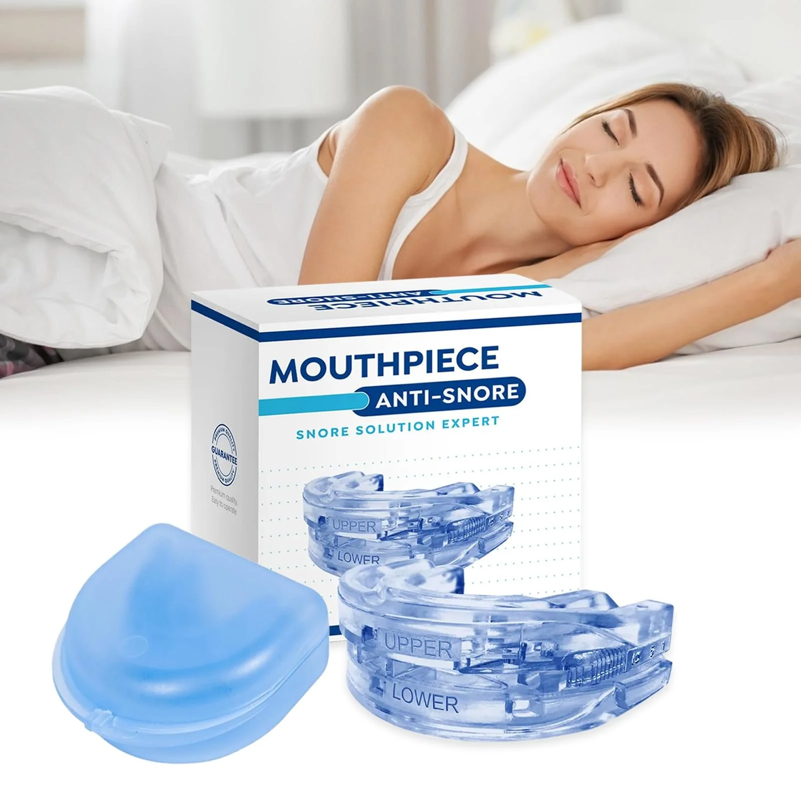 Нічна шина від хропіння для зубів, захист від скреготу зубами, фото №1 Нічна шина від хропіння для зубів, захист від скреготу зубами, фото №1