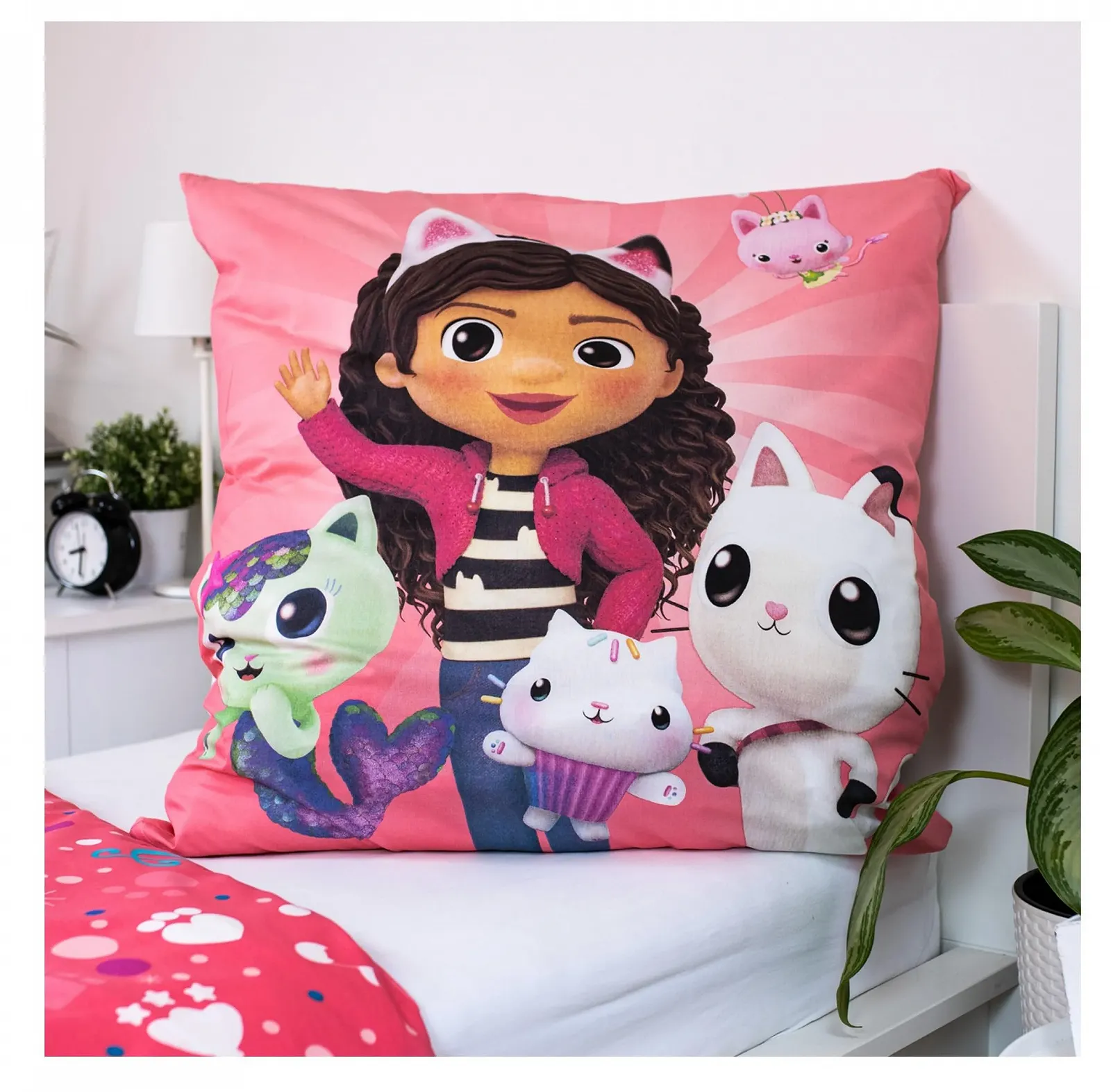 Постельное белье детское Theonoi Gabby's Dollhouse 135 x 200 см, 80 x 80 см Хлопок, фото №3