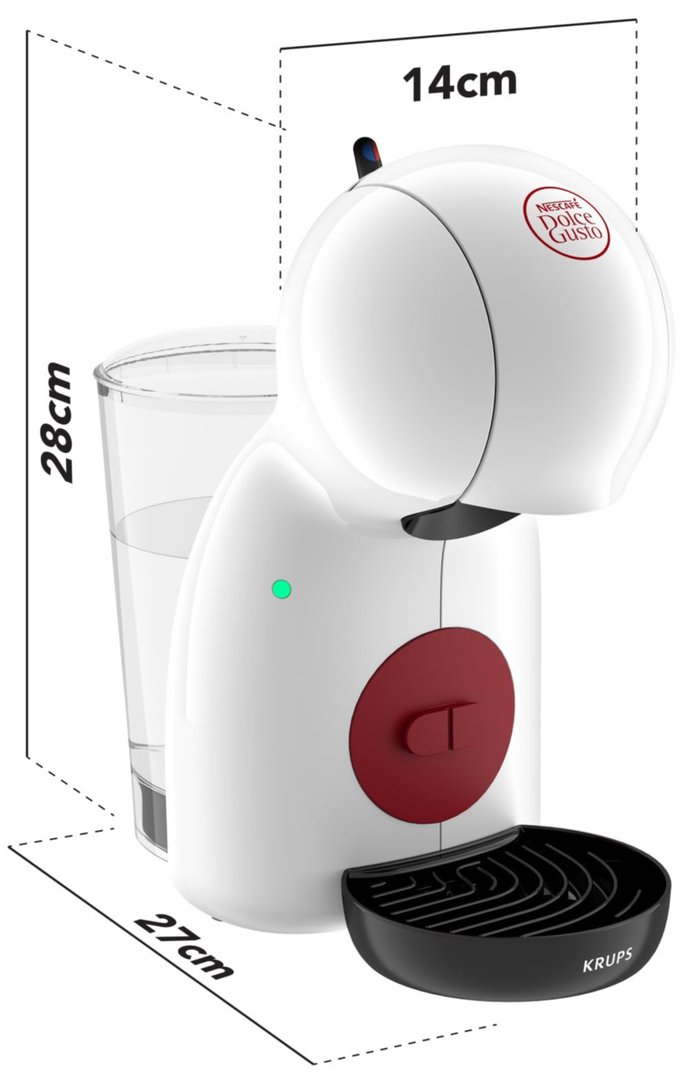 Капсульна кавомашина Nescafé Dolce Gusto Piccolo XS Біла, фото №6 Капсульна кавомашина Nescafé Dolce Gusto Piccolo XS Біла, фото №6