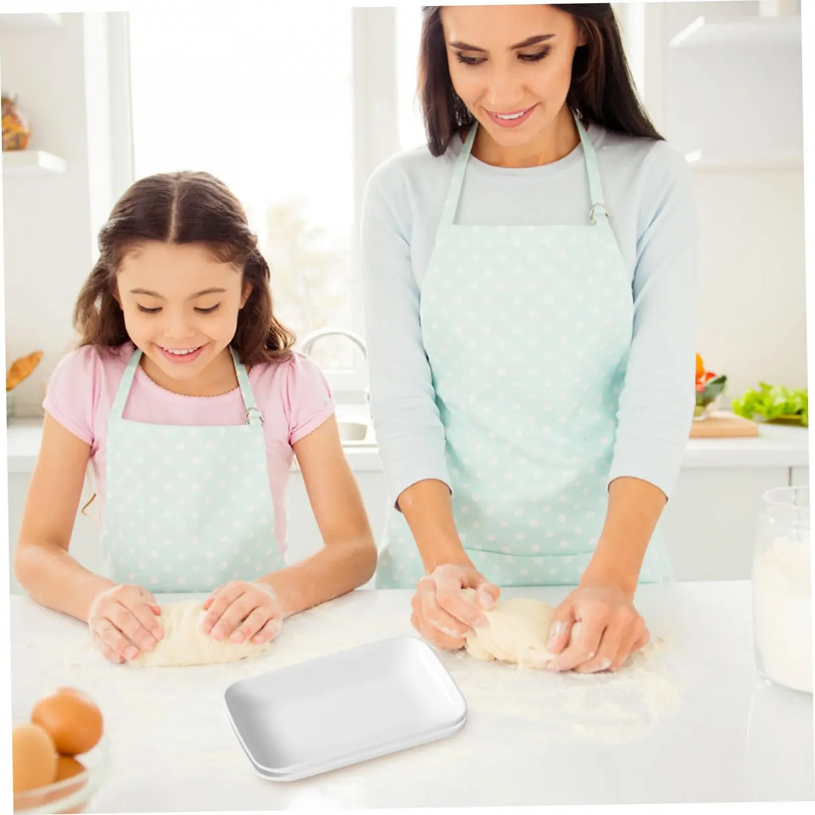 Форми для запікання Набір 6 шт. Прямокутні Меламін 19,1 x 11,9 x 2 см, фото №3